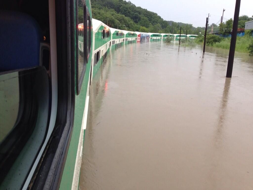 Flooding in Toronto, Canada