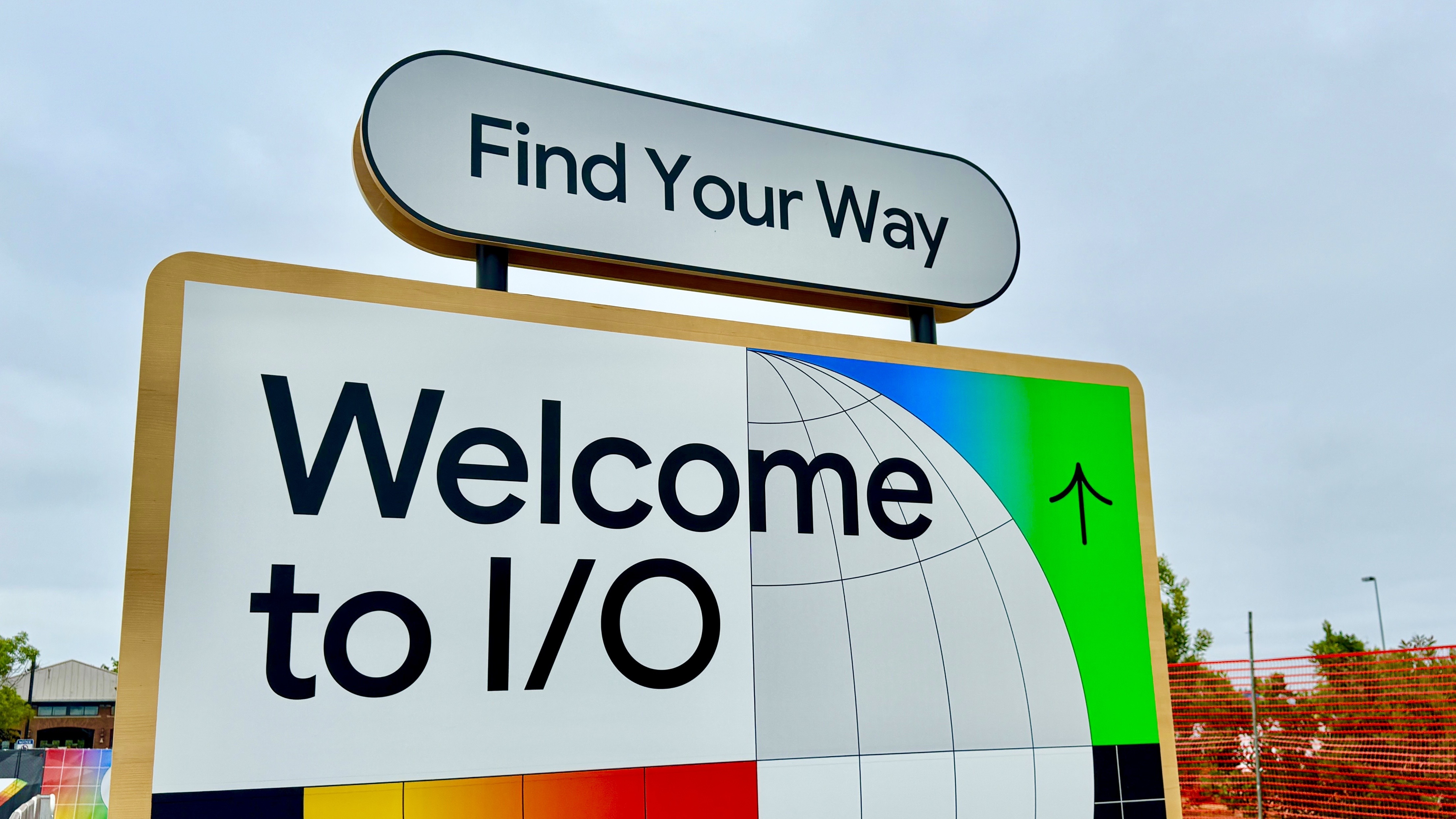 Google I/O 2024 welcome sign in Mountain View