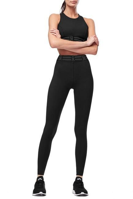 Clothing, Tights, Black, Waist, Leggings, Standing, Shoulder, Trousers, Leg, Neck,