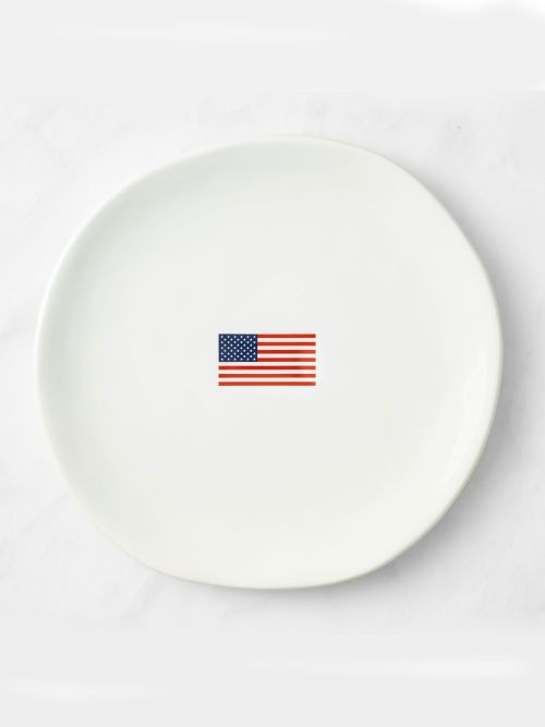 American Flag Dinner Plate