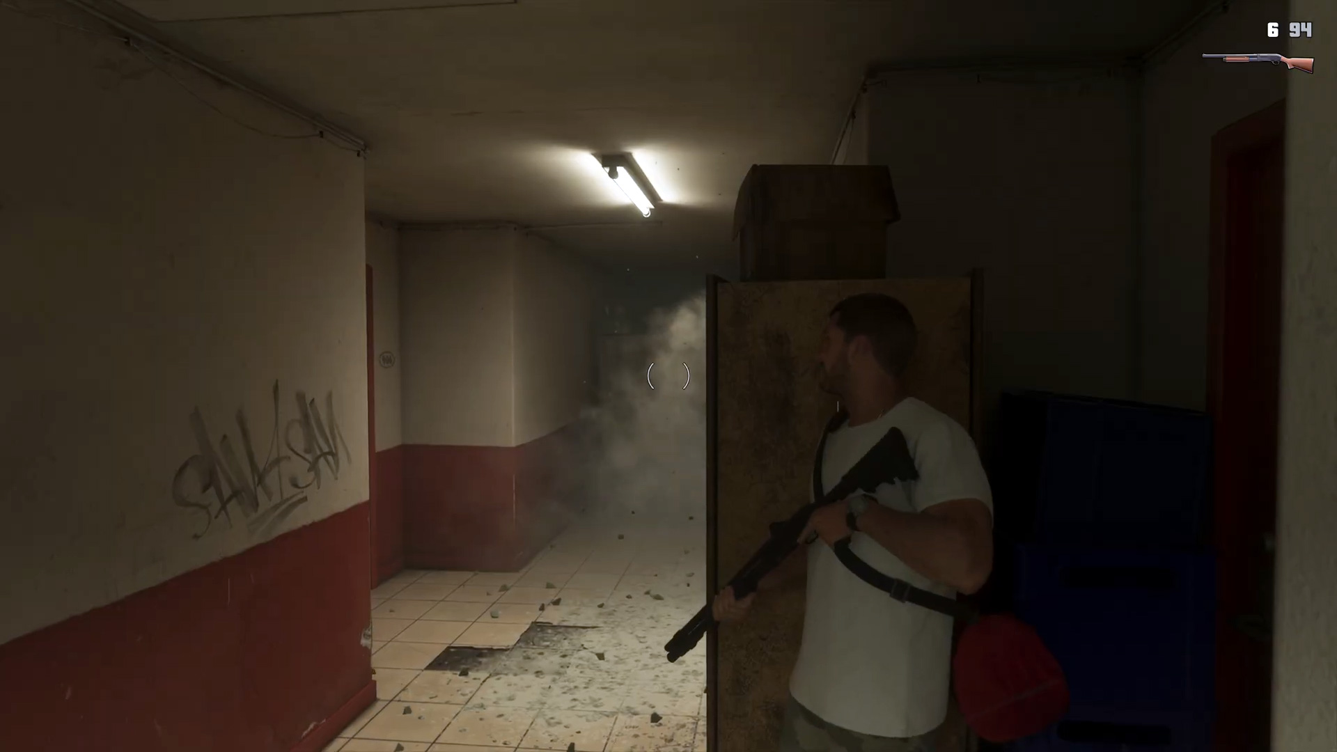 Moreland 850 Shotgun, one of the GTA 6 weapons seen in the Extended Look footage