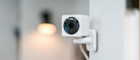 Wyze Cam OG attached to wall