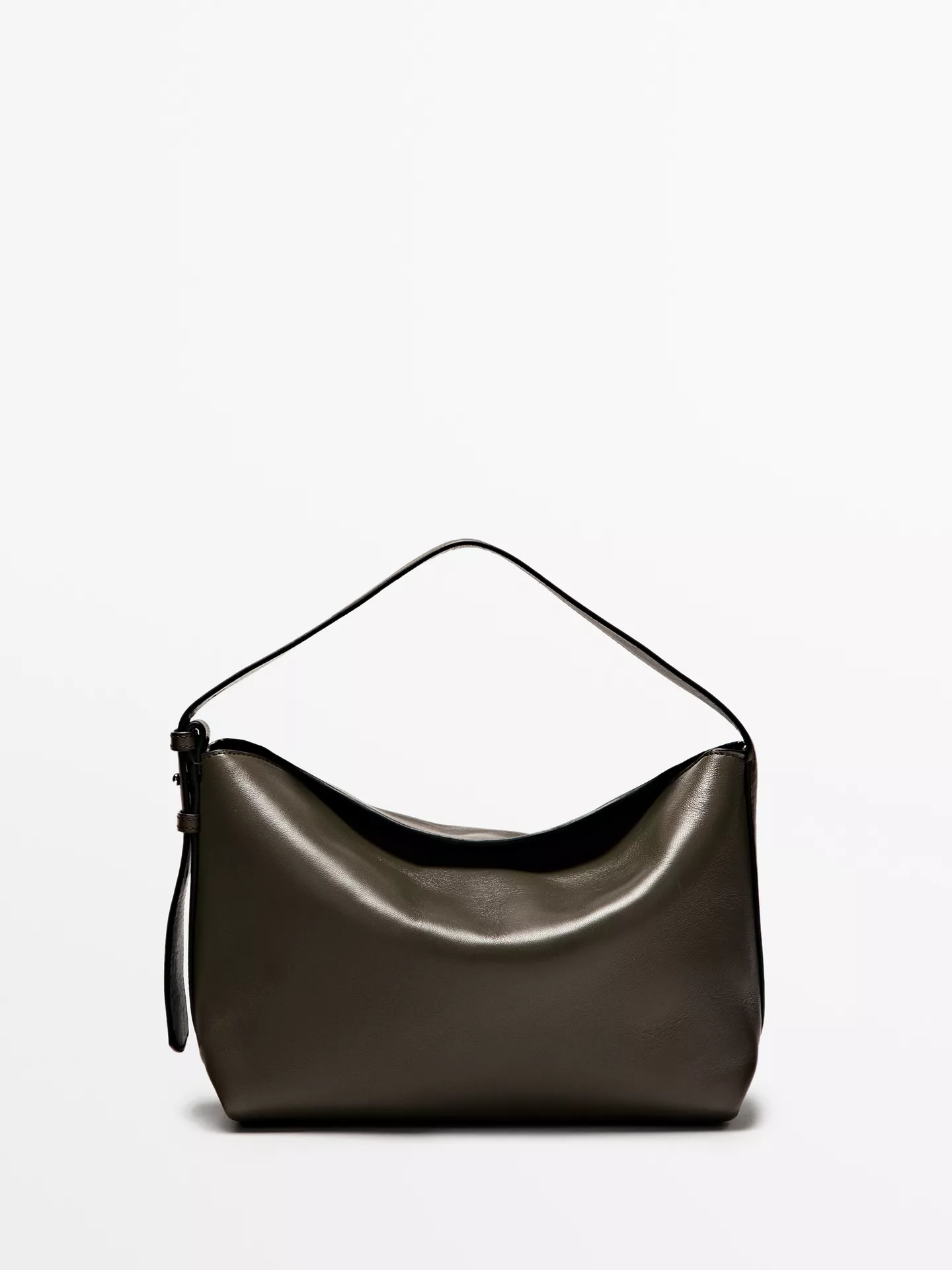 Massimo Dutti, Small Nappa Leather Shoulder Bag