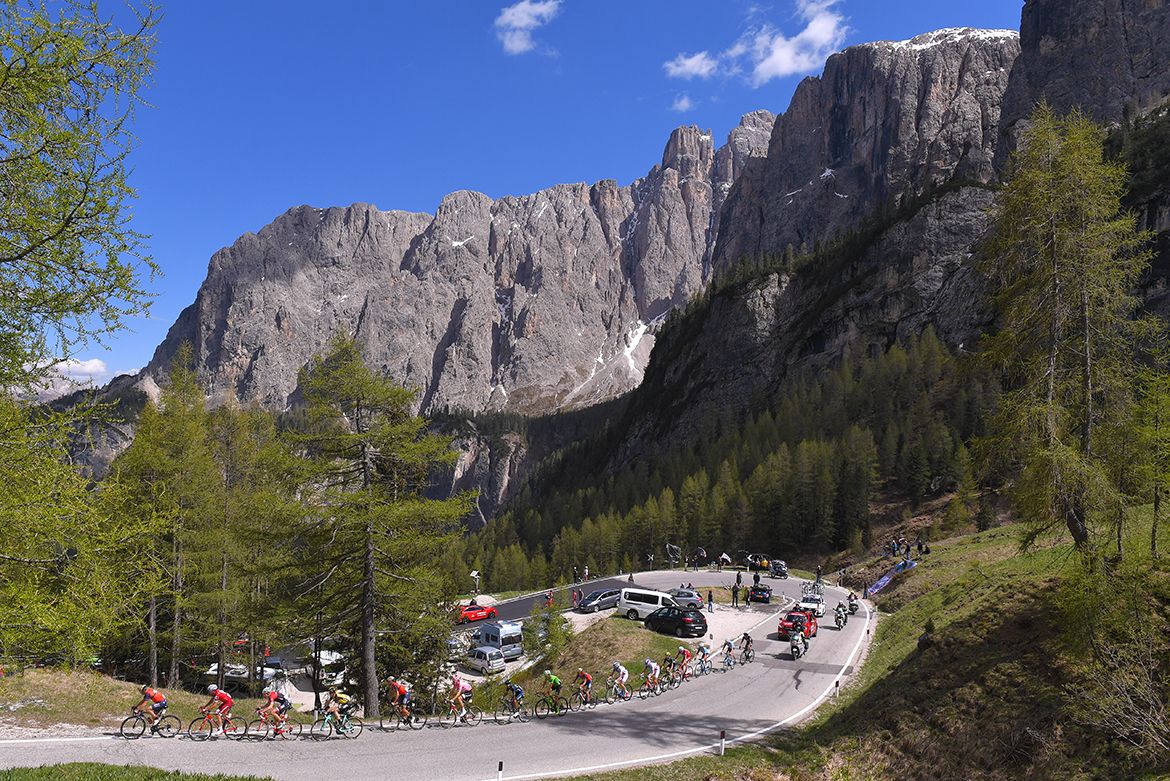 The Dolomites always provide spectacular scenery