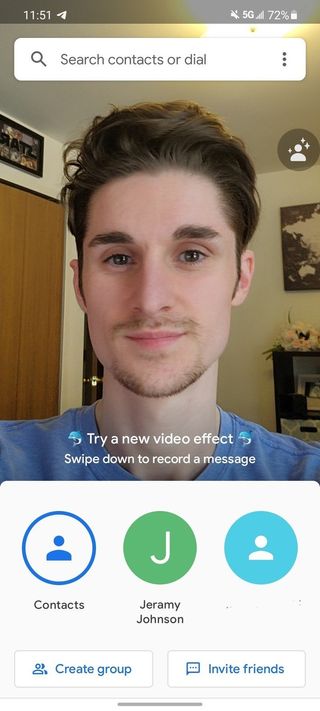 Enabling video call effects on a Samsung phonehot