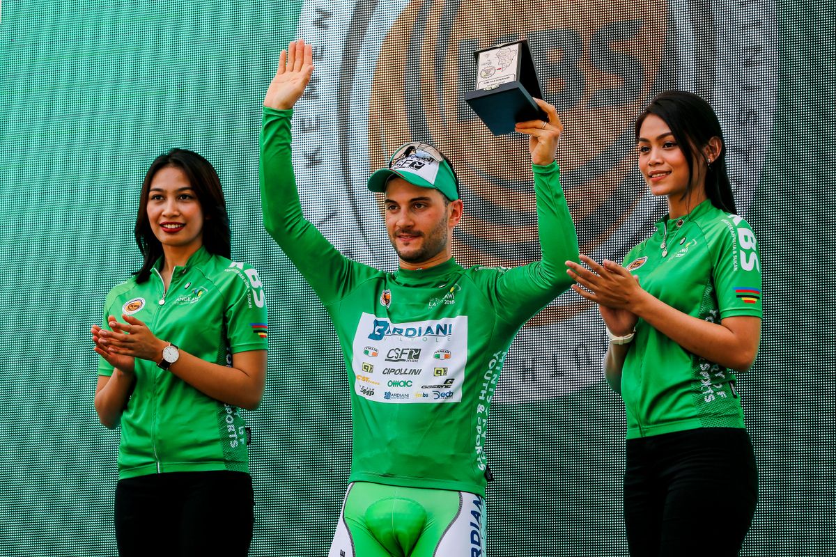 Andrea Guardini also leads the points classification