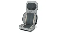 Product shot of Beurer MG320 massage seat pad on a white background