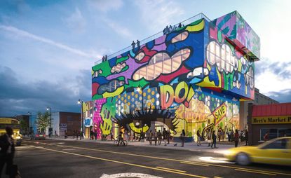 MVRDV Detroit Glass Mural