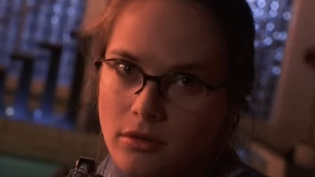 Rachel Blanchard as Monica Jones looking scared in The Rage: Carrie 2