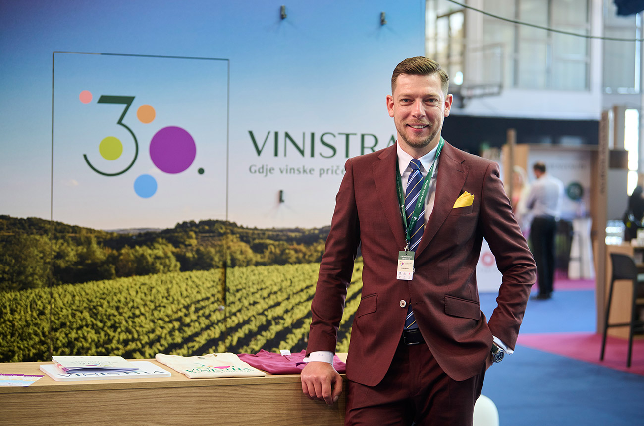 Vinistra president Luka Rossi