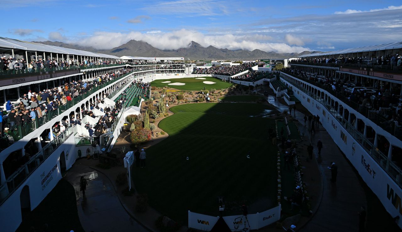 WM Phoenix Open: The 16th hole at TPC Scottsdale