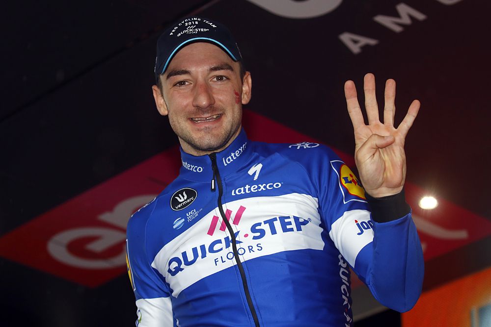 Elia Viviani (Quick-Step Floors) wins four stages at the Giro d'Italia 2018