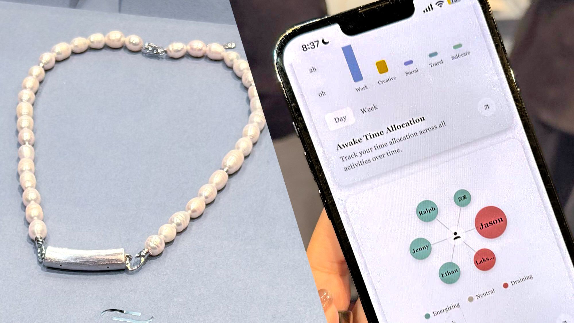 tomsguide.com - Mark Spoonauer - The 'Oura for your emotions' is here - new AI jewelry auto-journals your life and tells you which people are 'draining your battery' the most