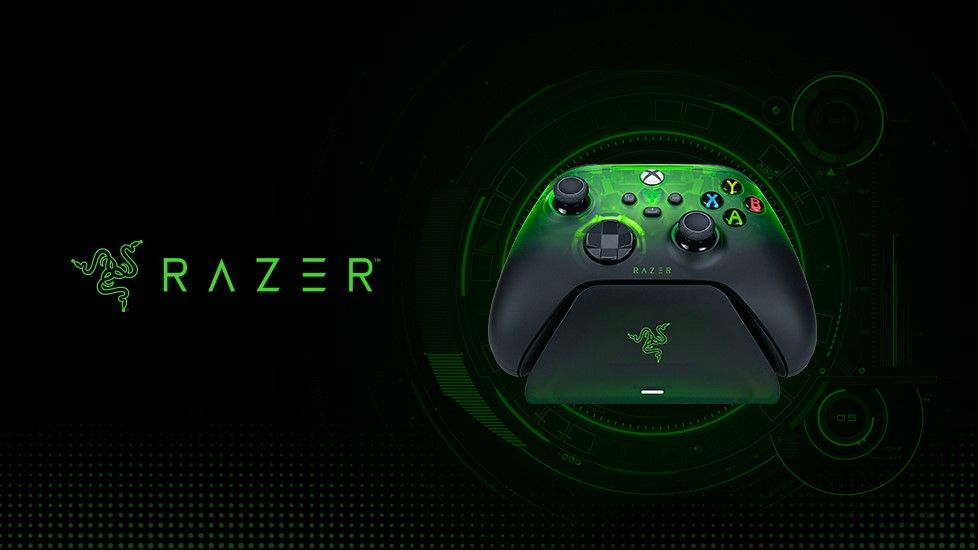 RAZER WIRELESS CONTROLLER &amp; QUICK CHARGING STAND FOR XBOX