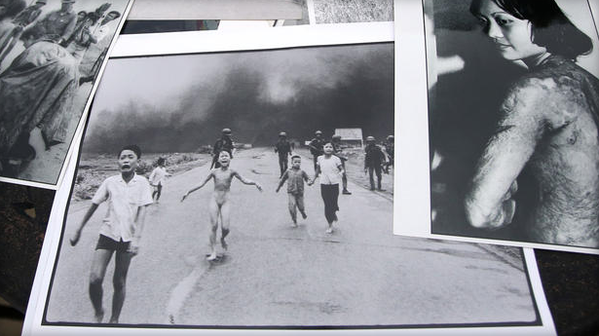 Kim Phuc in the iconic photo taken of her in 1972.