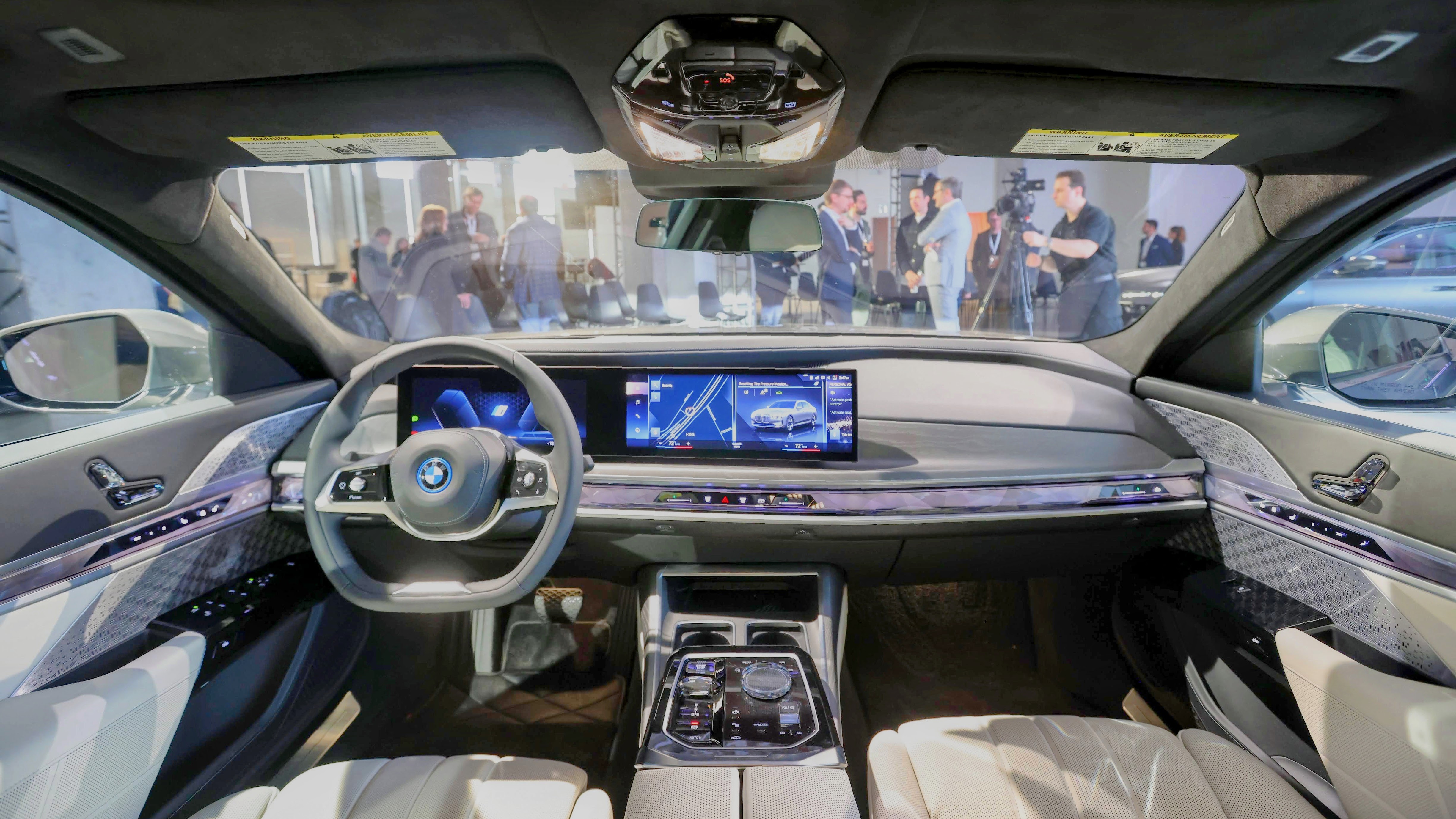 BMW i7 first look luxury, comfort and a massive 31.3inch Theater Screen TechRadar