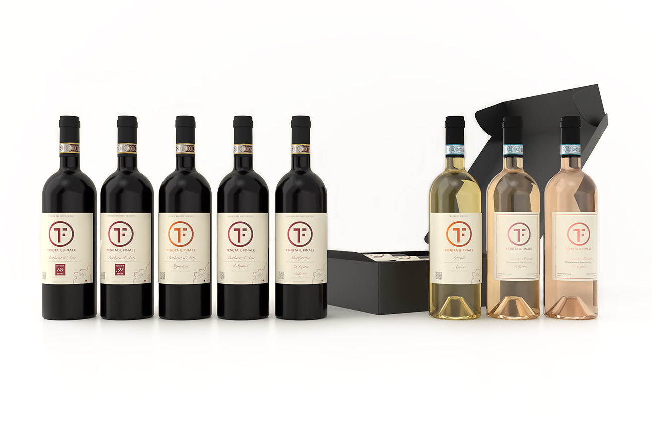 Five bottles of red wine, one bottle of white and two bottles of ros&amp;eacute;