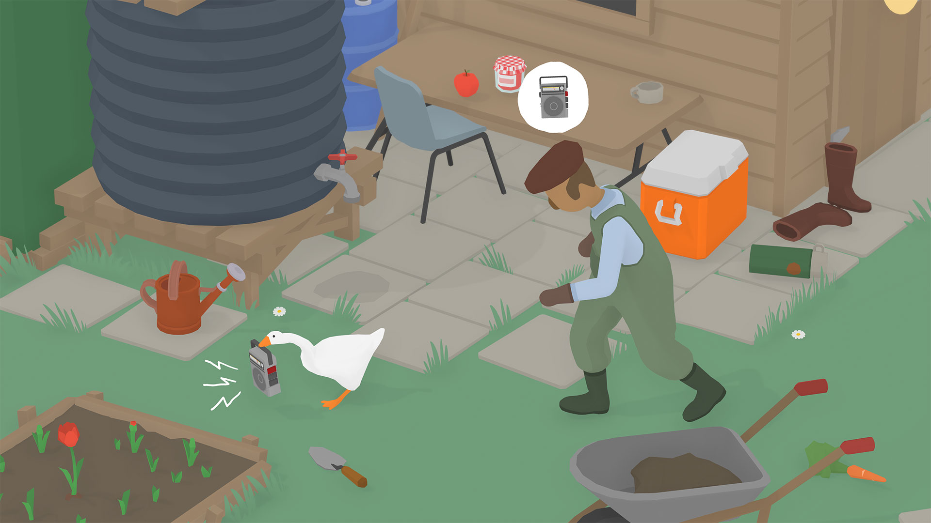 بازی آنلاین Untitled Goose Game