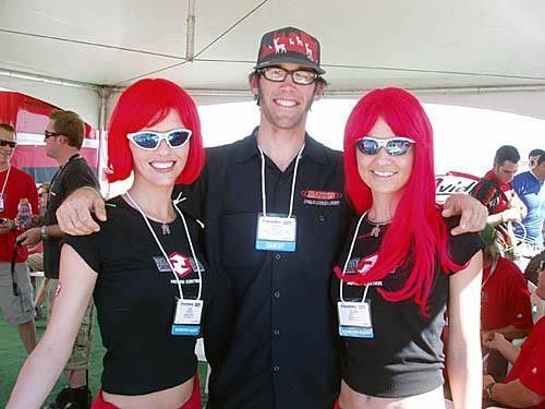 Kabush with the SRAM girls at Interbike Photo: &copy; Cyclingnews