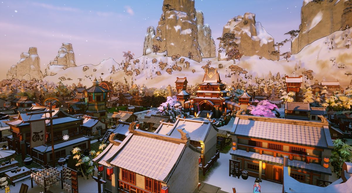 An image from city management and god game The Immortal Mayor.