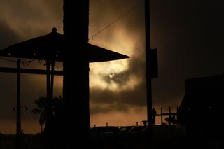 Solar Eclipse Seen in Los Angeles