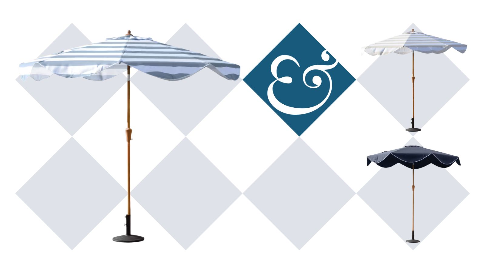 ALDI scallop parasols