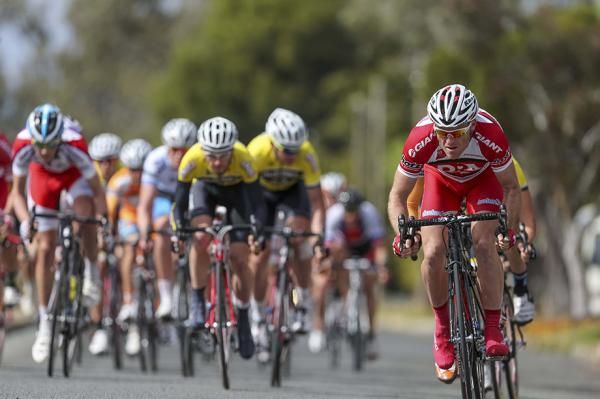 Malcolm Rudolph (Drapac) was keen on the bonus points