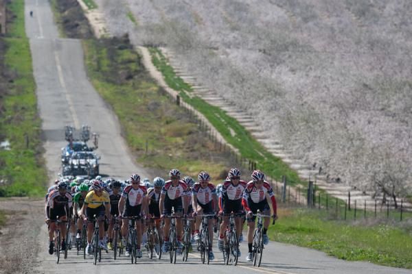 Heading into the final lap and with a four-man breakaway nearly five minutes up the road, the Bissell team set tempo at the front of the field but was not yet in full chase mode.