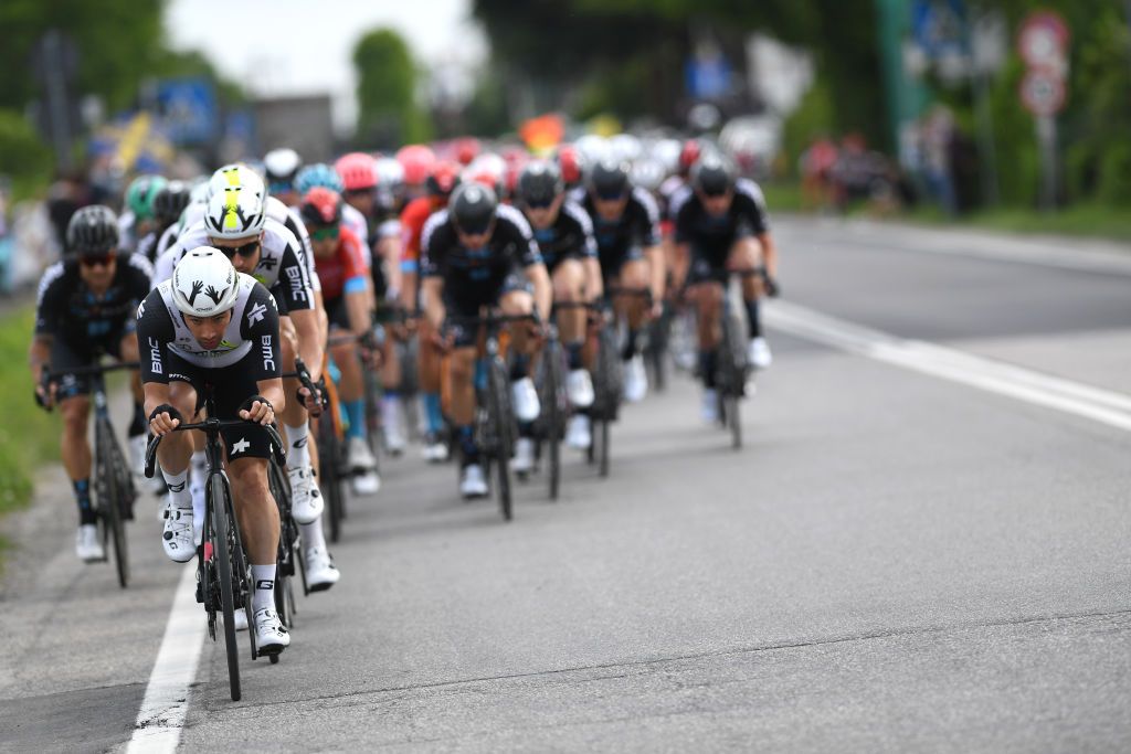 VERONA ITALY MAY 21 Victor Campenaerts of Belgium and Team Qhubeka Assos during the 104th Giro dItalia 2021 Stage 13 a 198km stage from Ravenna to Verona girodiitalia Giro UCIworldtour on May 21 2021 in Verona Italy Photo by Tim de WaeleGetty Images