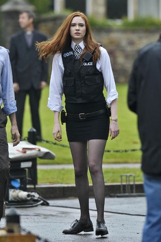 Karen reveals she pushed for Amy Pond's sexy look