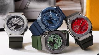 Four Casio GM2100MG watches