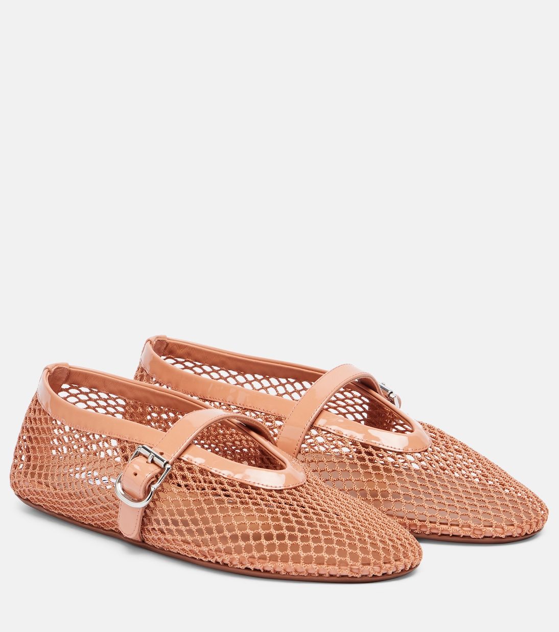 Fishnet Ballet Flats