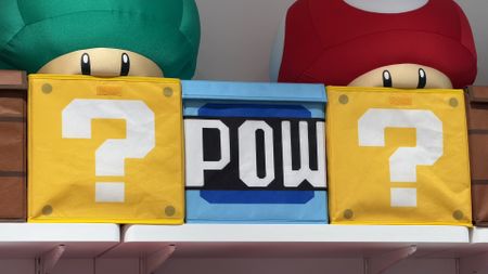 Inside the Nintendo Store pop up in Westfield shopping centre, London, UK.