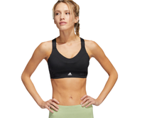 Adidas Fast impact Luxe Run High Support Women’s Sports Bra - £62.99 | SportsshoesI have this bra and it's a personal favourite. It's high support, with swan hooks and adjustable straps, and quick-drying, too. What's not to love?