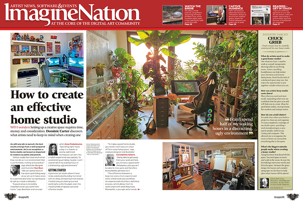 Pages from issue 261 of ImagineFX magazine