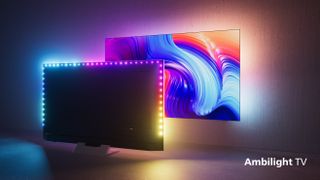 Philips OLED TV in a living room