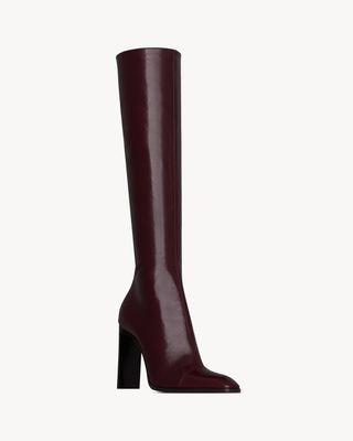 Women's Venetia Boots in Smooth Leather in Bordeaux