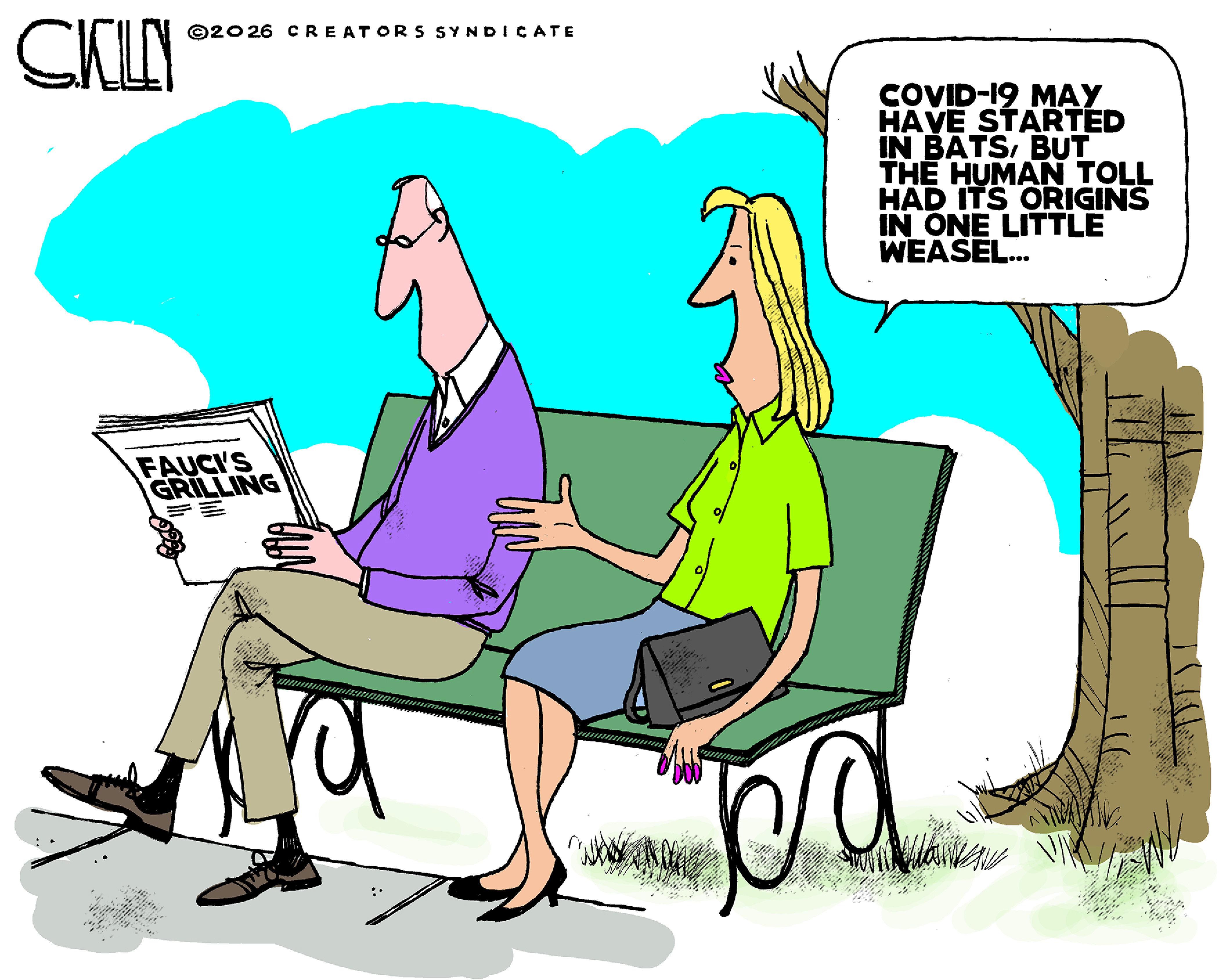 Political cartoon