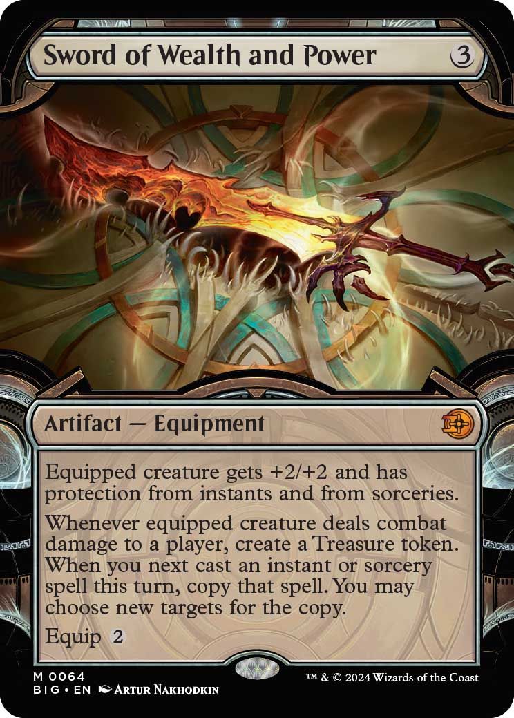 Sword of Wealth and Power Vault frame