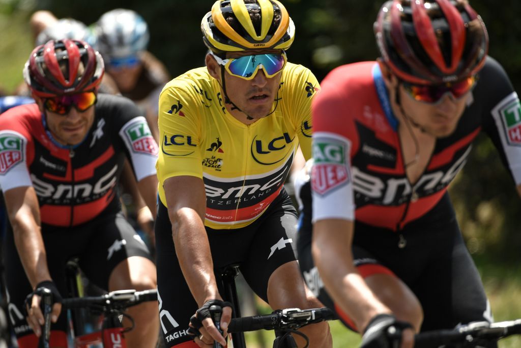 Greg Van Avermaet (BMC) in the maillot jaune