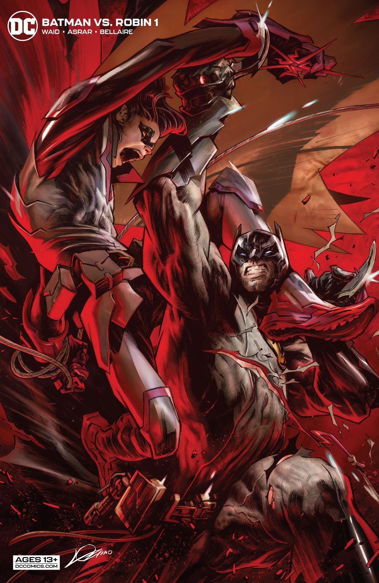 Batman vs. Robin #1 covers