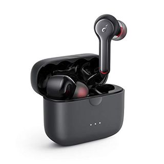 Anker Soundcore Liberty Air 2 Wireless Earbuds, Diamond Coated Drivers, Bluetooth Earphones, 4 Mics, Noise Reduction, 28H Playtime, HearID, Bluetooth 5, Wireless Charging, for Calls, Home Office