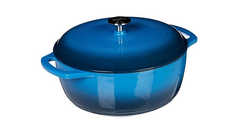 AmazonBasics Enameled Cast Iron Dutch Oven