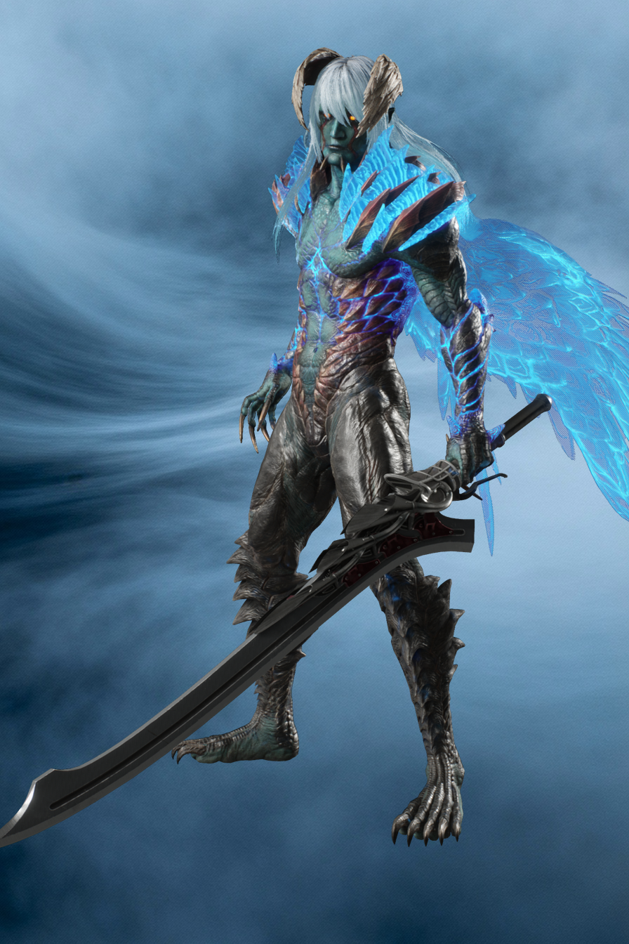 Devil May Cry art for video game Tsukuyomi