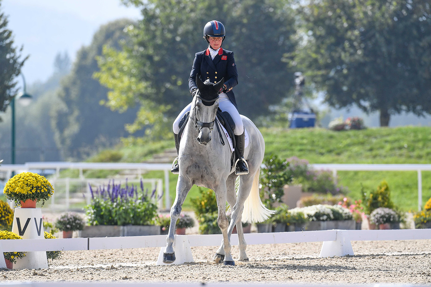 European Eventing Championships dressage: Kitty King and Vendredi Biats