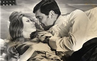 Catherine Schell with George Lazenby in 1969 James Bond film On Her Majesty's Secret Service