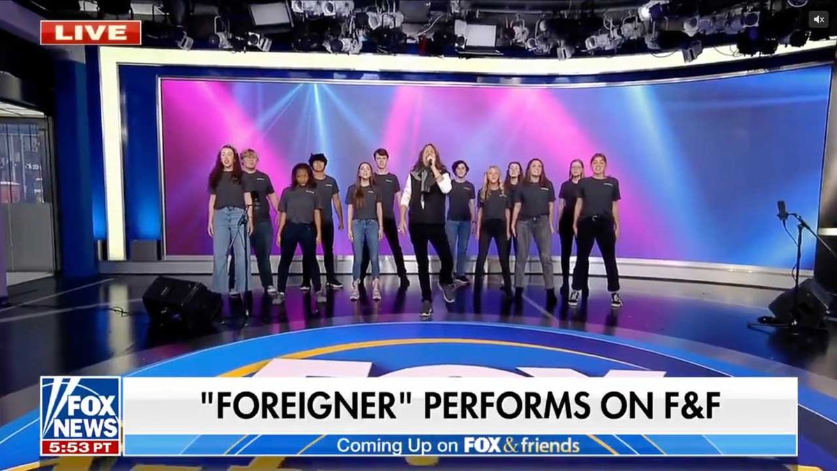 &quot;Foreigner&quot; on Fox &amp; Friends