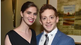 Ethan Slater and Dr Lilly Jay attend the Tony Honors Cocktail Party in 2018