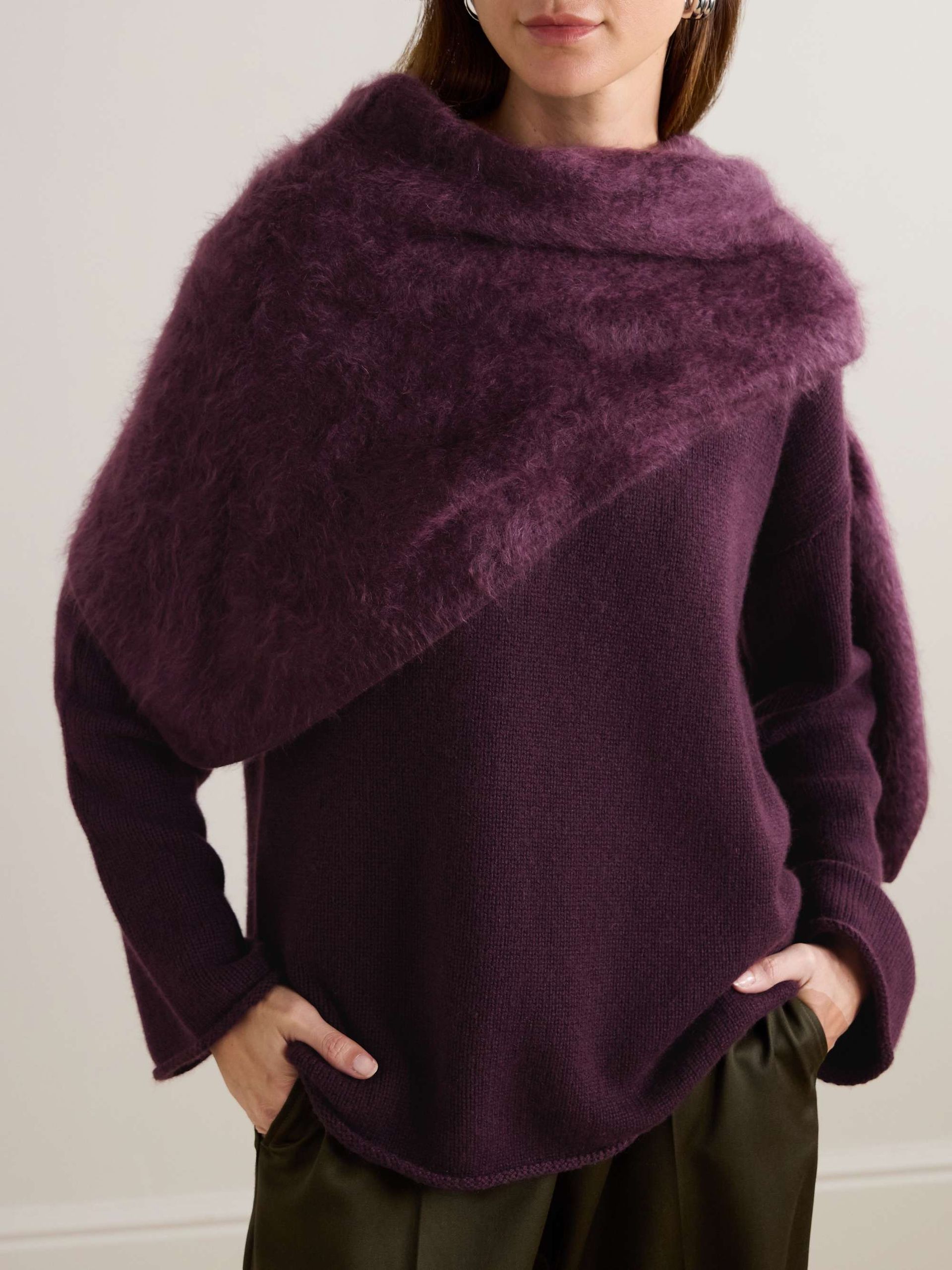 Brushed-Cashmere Bandana