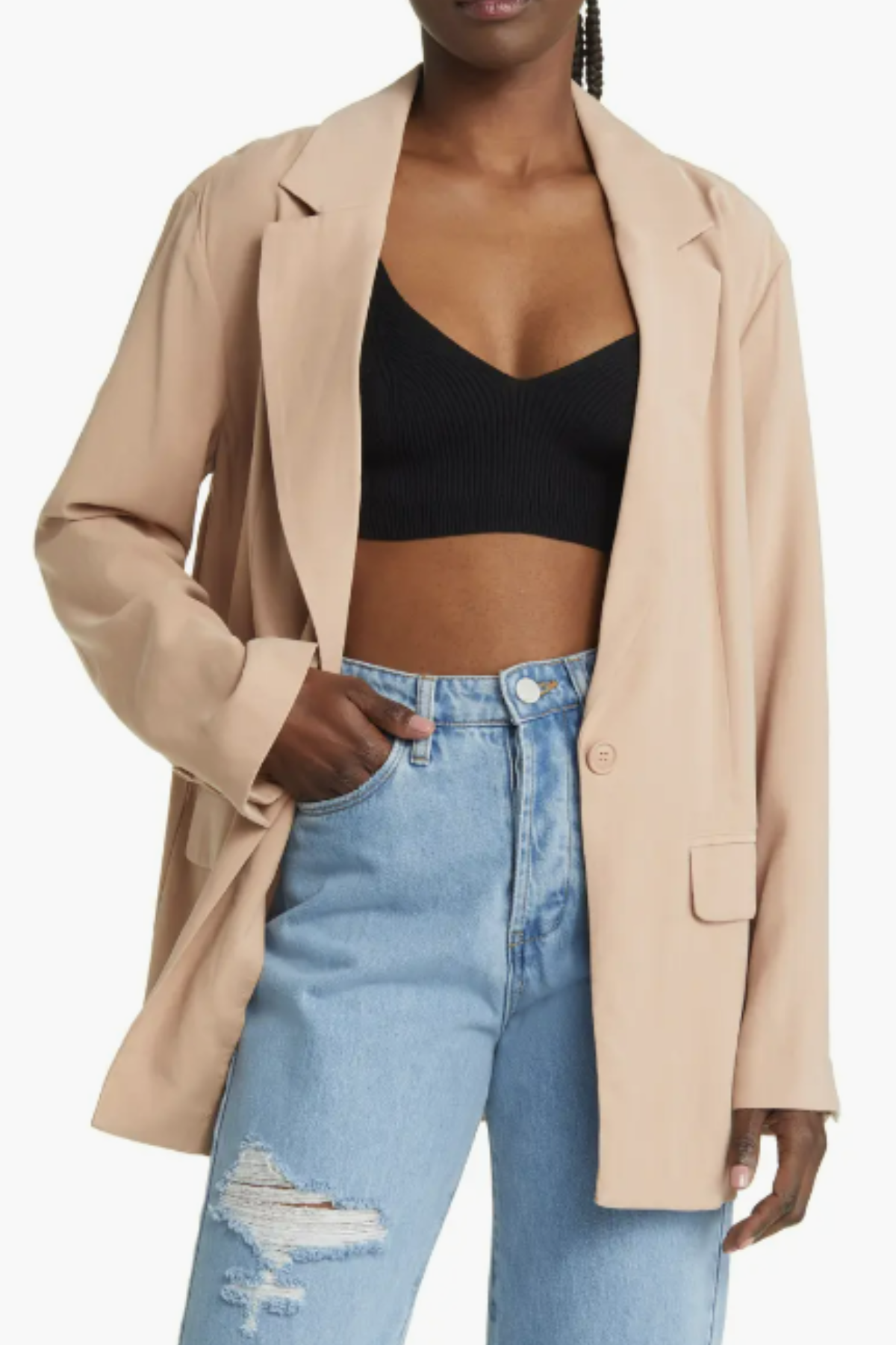 Open Edit Unstructured Blazer 